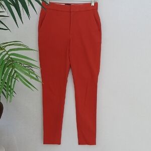 Banana Republic Skim Stretch Ankle Pants In Burnt Orange, Size 0